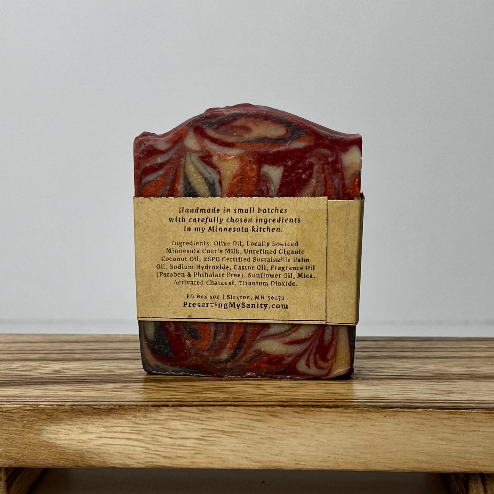 Bonfire Swirl Goat Milk Soap - Outdoorsy