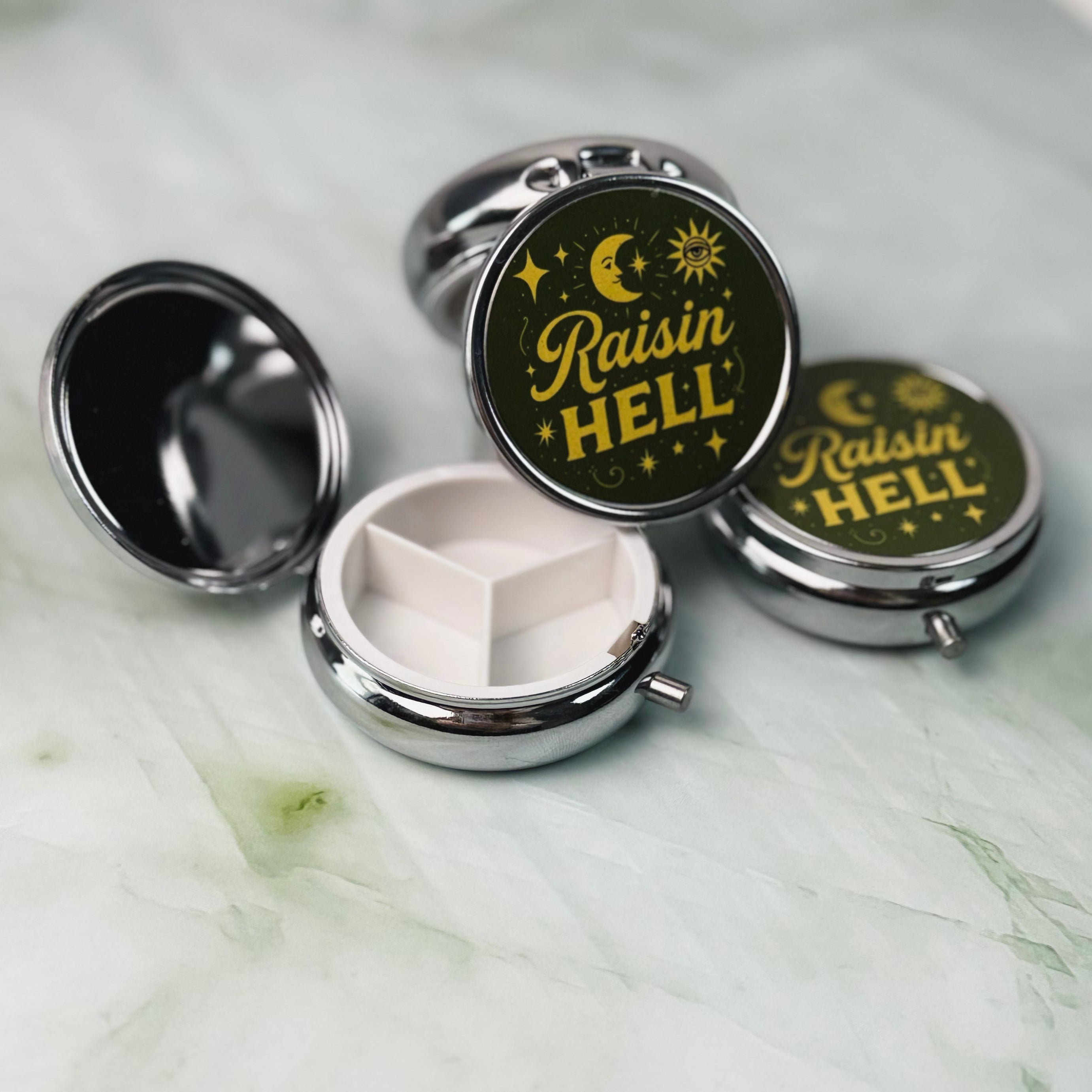 Raising Hell Pill Box