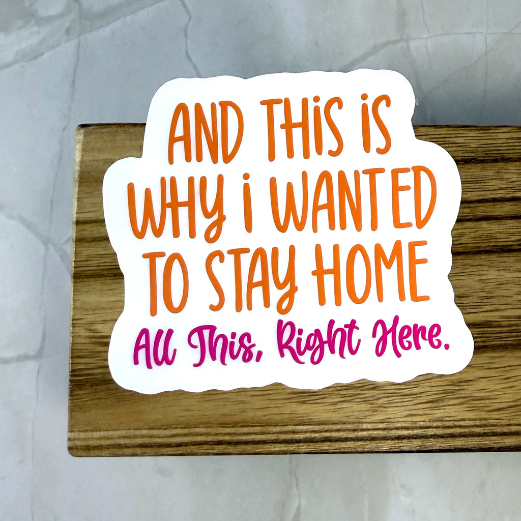 Text sticker on a wooden block with a crumpled paper background