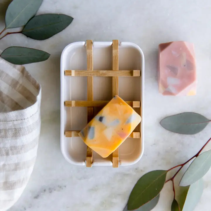 Eco-Friendly Bamboo Soap Dish by Earth Ahead