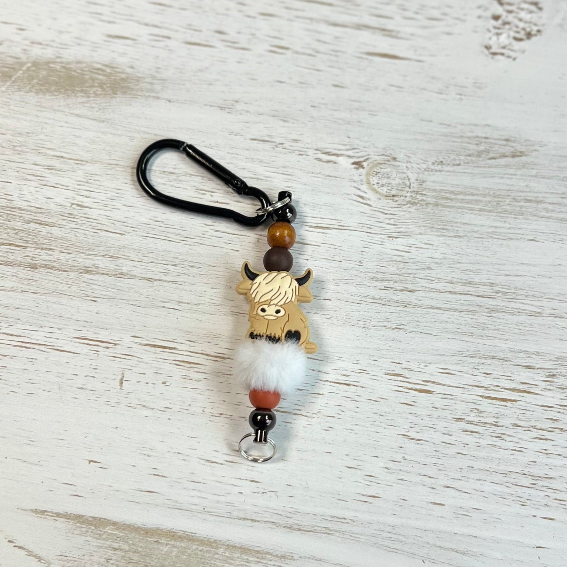 Highland Cow Keychain