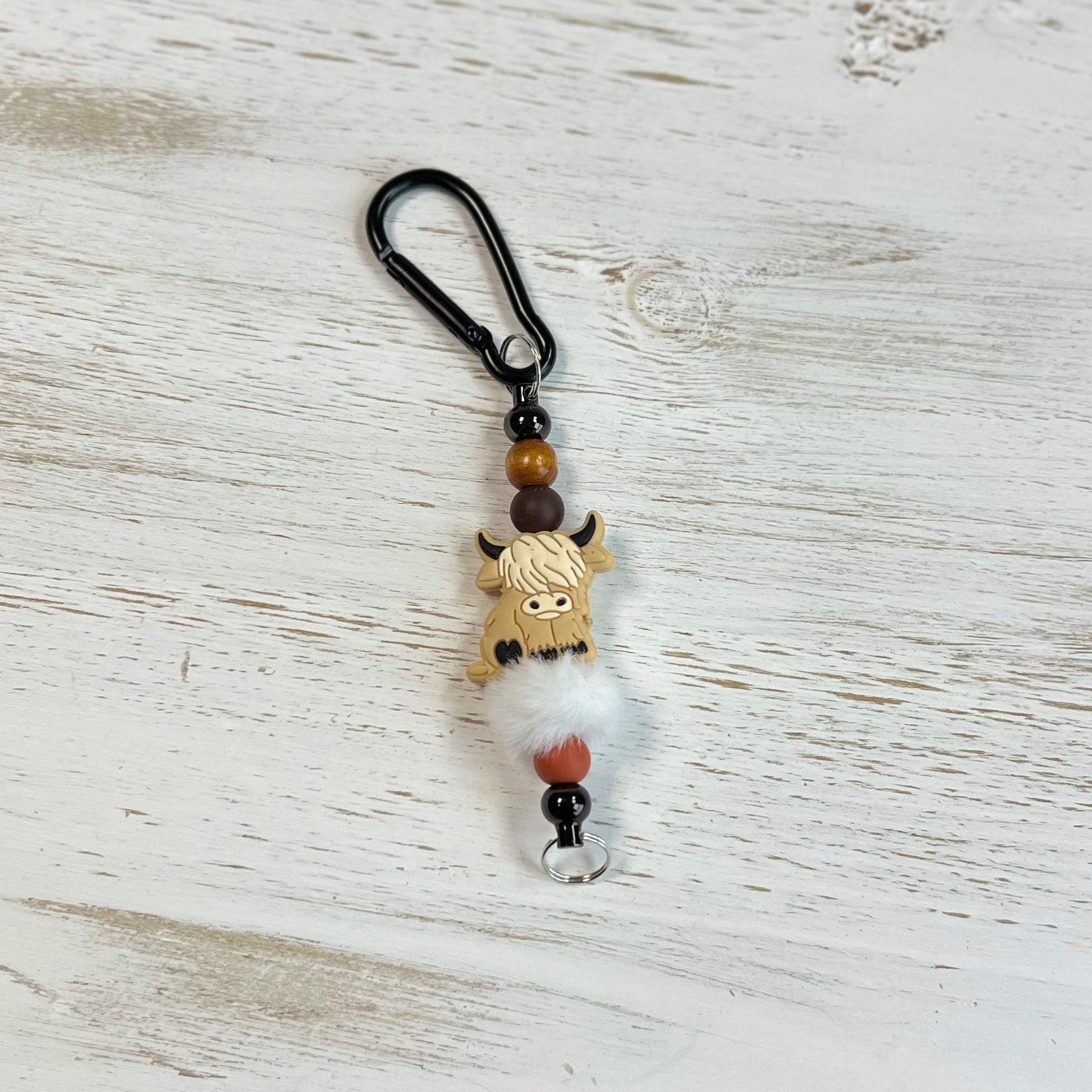 Highland Cow Keychain