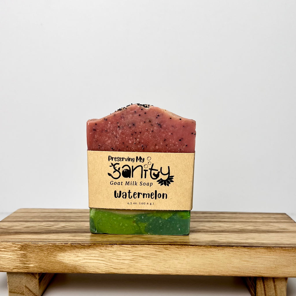 Watermelon Goat Milk Soap - Fruity and Sweet