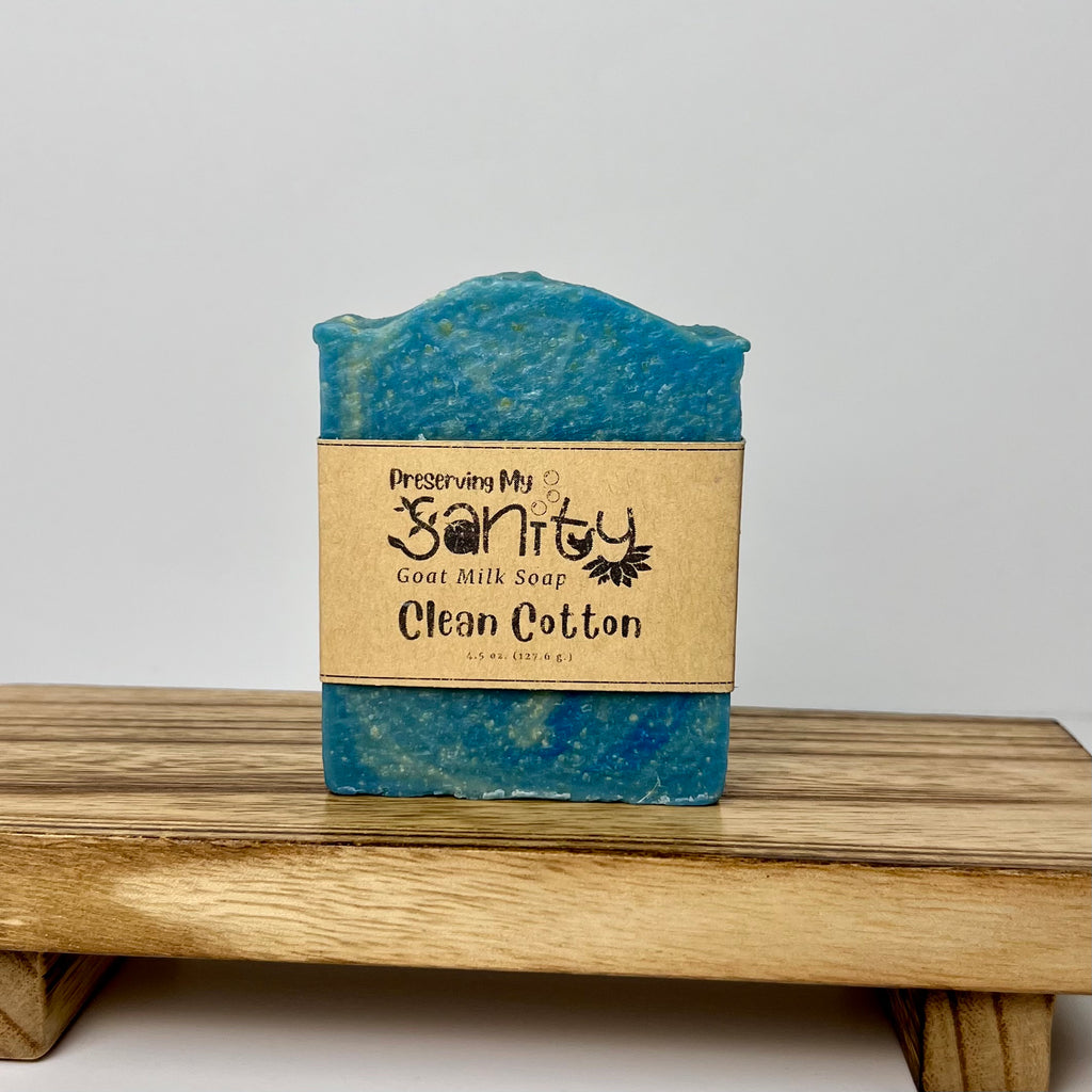 Clean Cotton Goat Milk Soap - Fresh and Clean