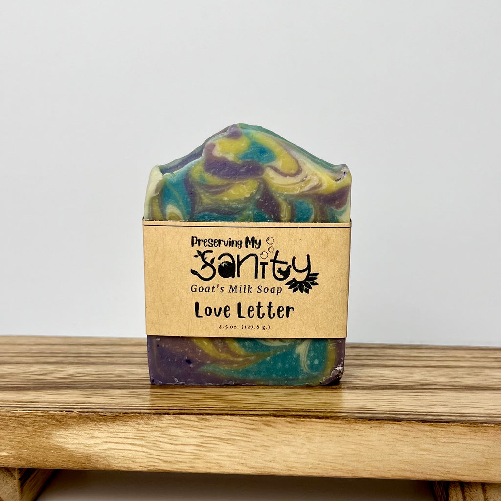 Love Letter Goat Milk Soap - Floral & Romantic