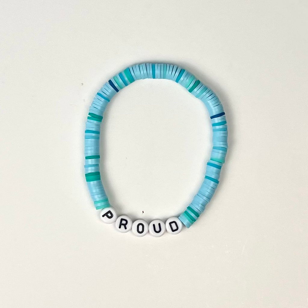 Affirmation Beaded Bracelet by Ashen Rose Co.