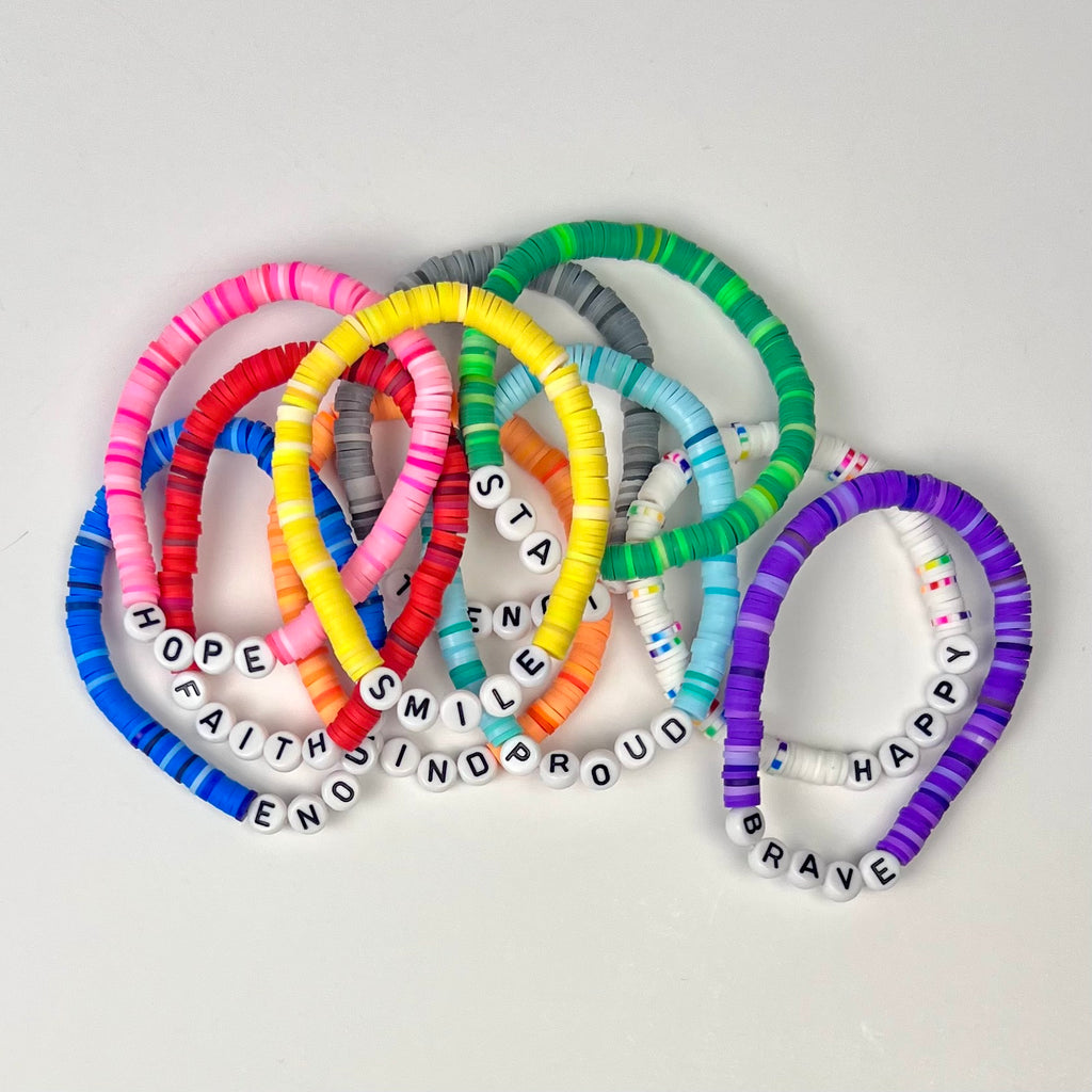 Affirmation Beaded Bracelet by Ashen Rose Co.