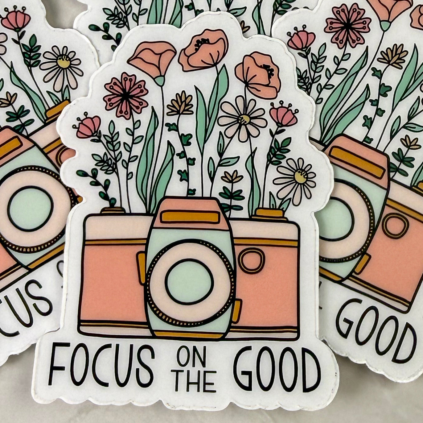 Focus on the Good Sticker