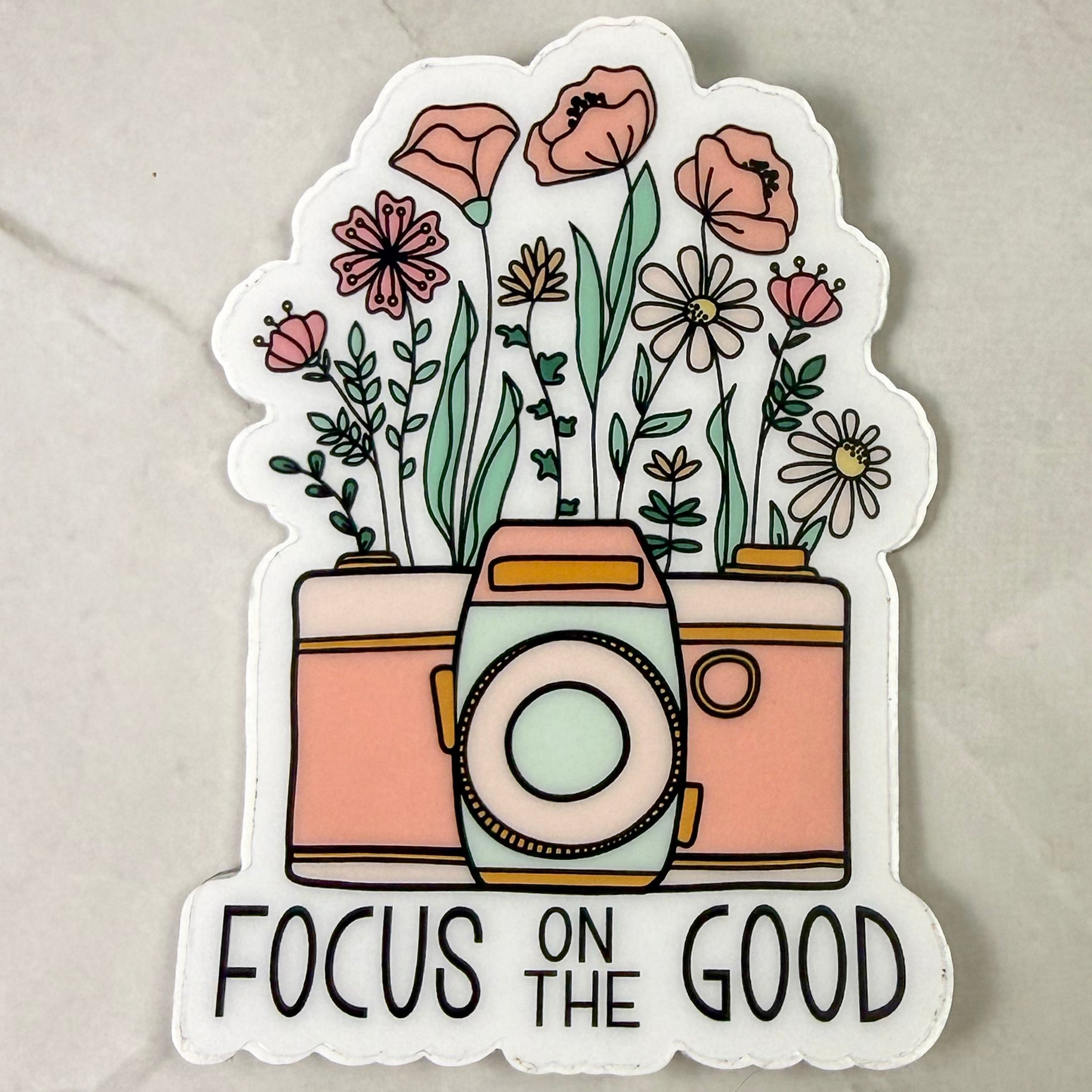 Focus on the Good Sticker
