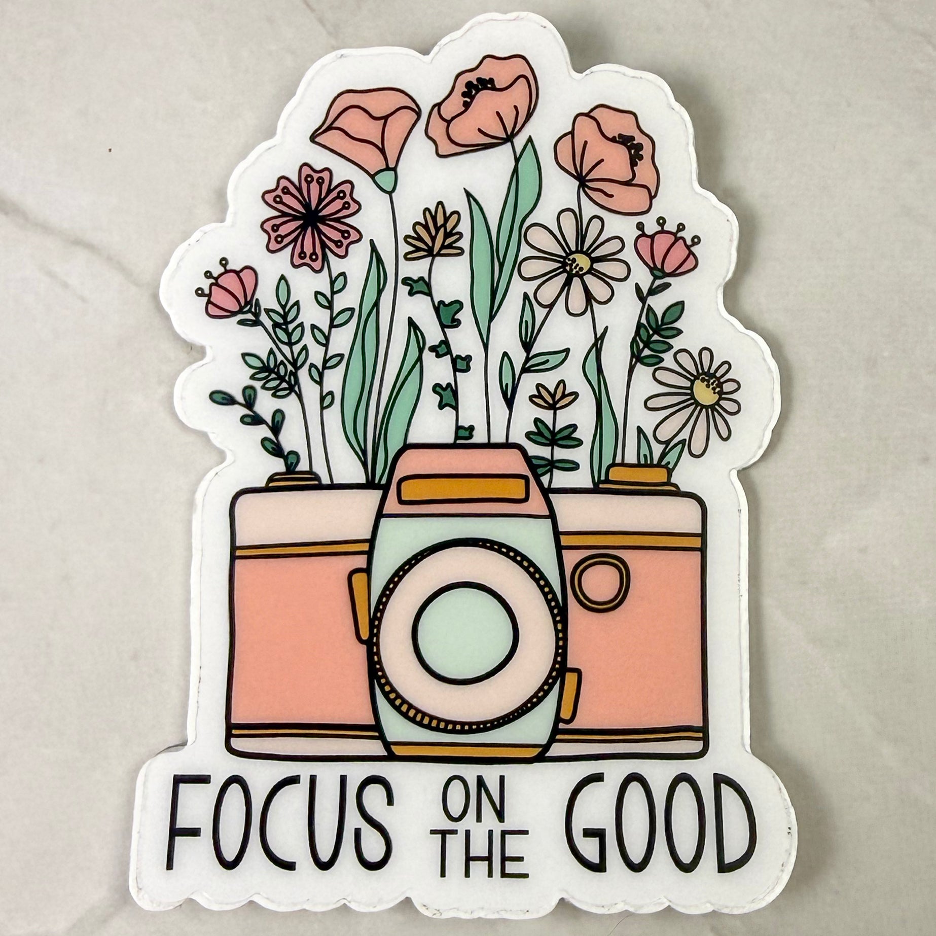 Focus on the Good Sticker