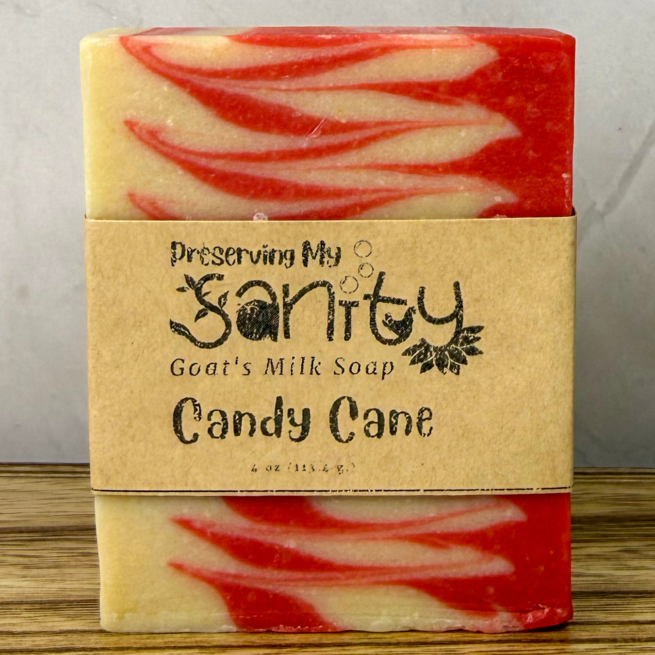 Candy Cane Goat Milk Soap - Sweet