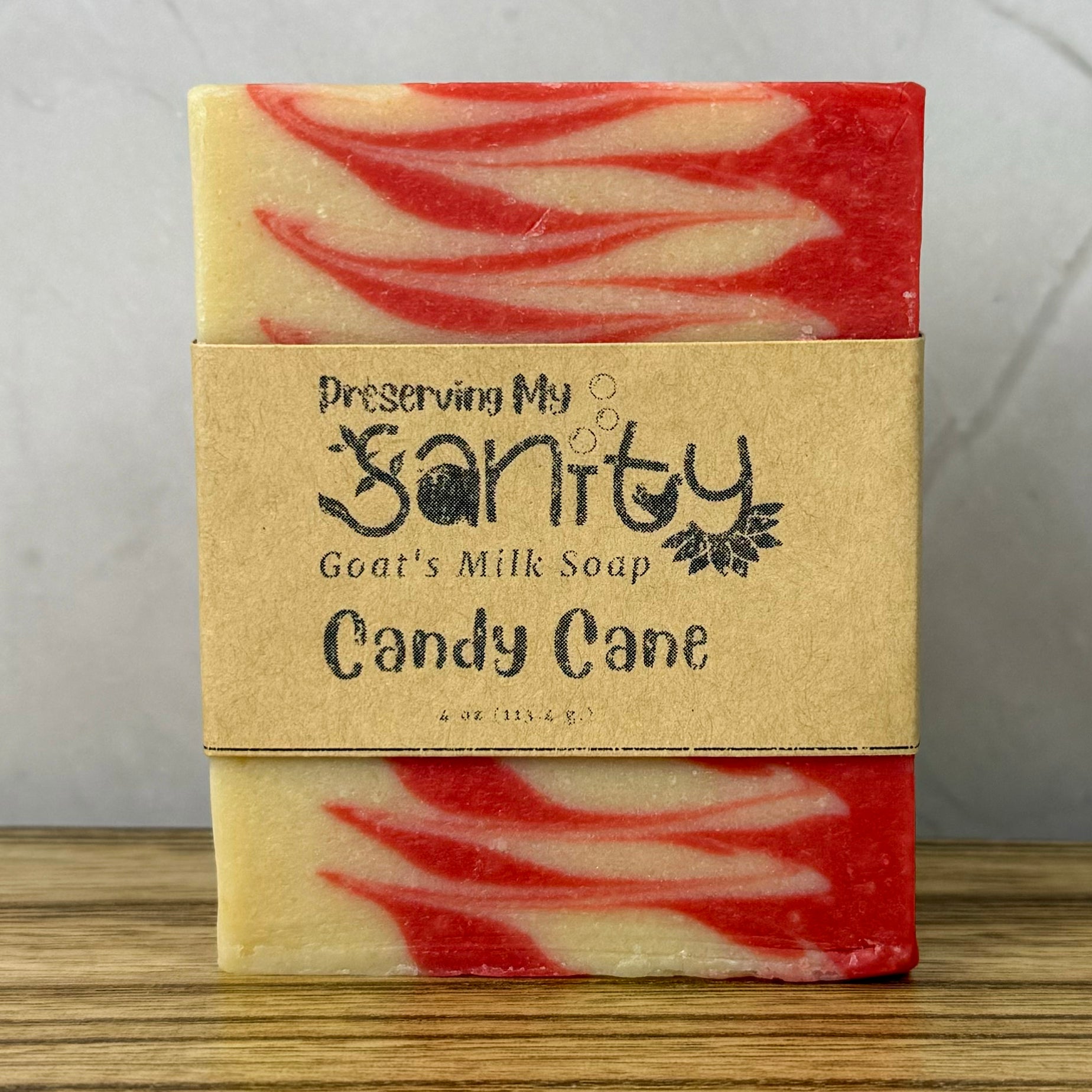 Candy Cane Goat Milk Soap - Sweet