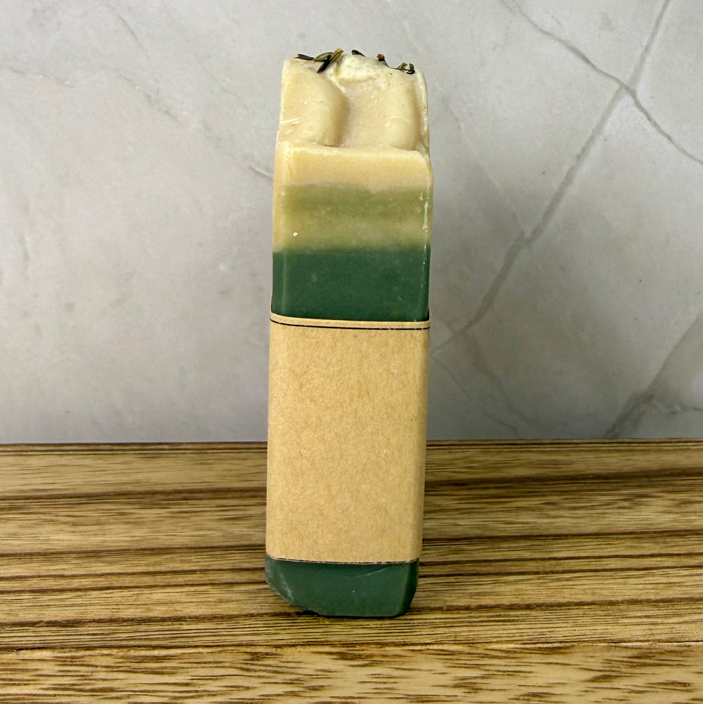 Frosted Fir Goat Milk Soap – Holiday Evergreen Blend