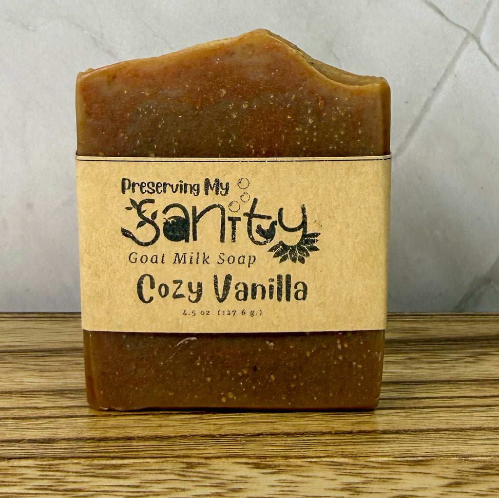 Cozy Vanilla Goat Milk Soap – Warm & Comforting Scent