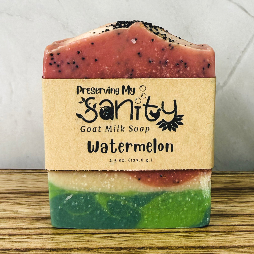 Watermelon Goat Milk Soap - Fruity and Sweet