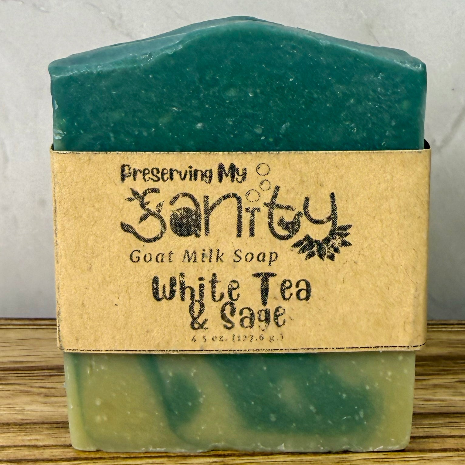White Tea and Sage - Goat Milk Soap - Floral & Romantic