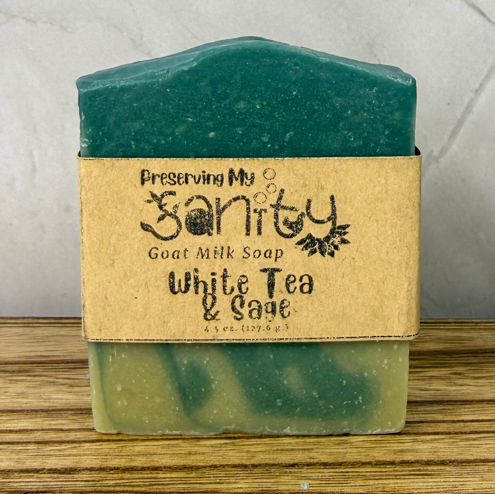 White Tea and Sage - Goat Milk Soap - Floral & Romantic