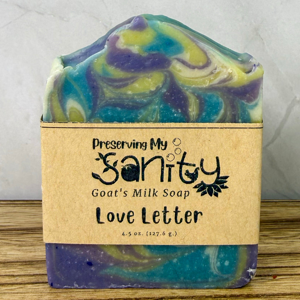 Love Letter Goat Milk Soap - Floral & Romantic