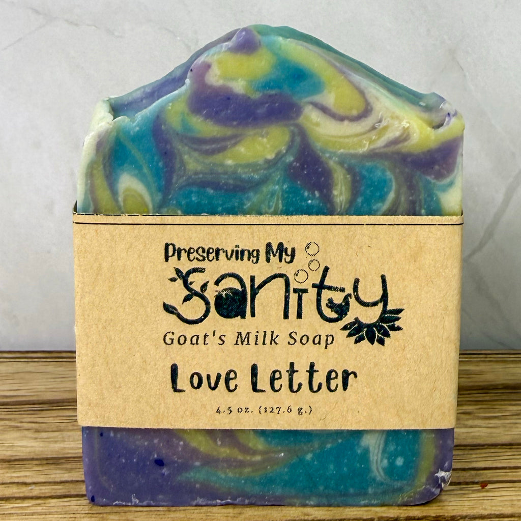 Love Letter Goat Milk Soap - Floral & Romantic