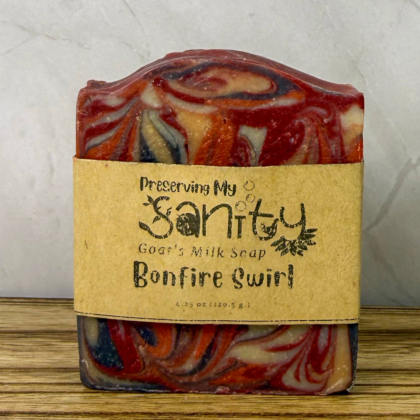 Bonfire Swirl Goat Milk Soap - Outdoorsy