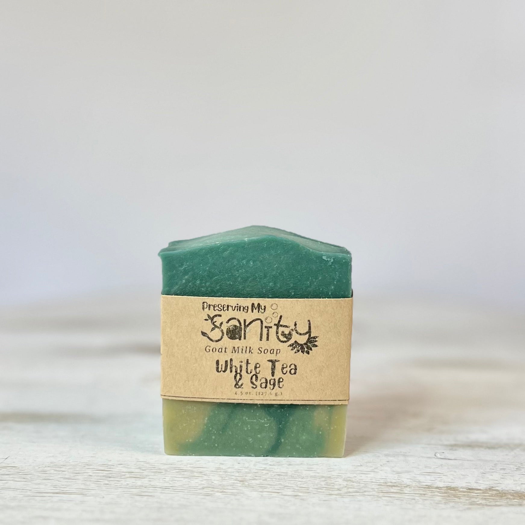 White Tea and Sage - Goat Milk Soap - Floral & Romantic