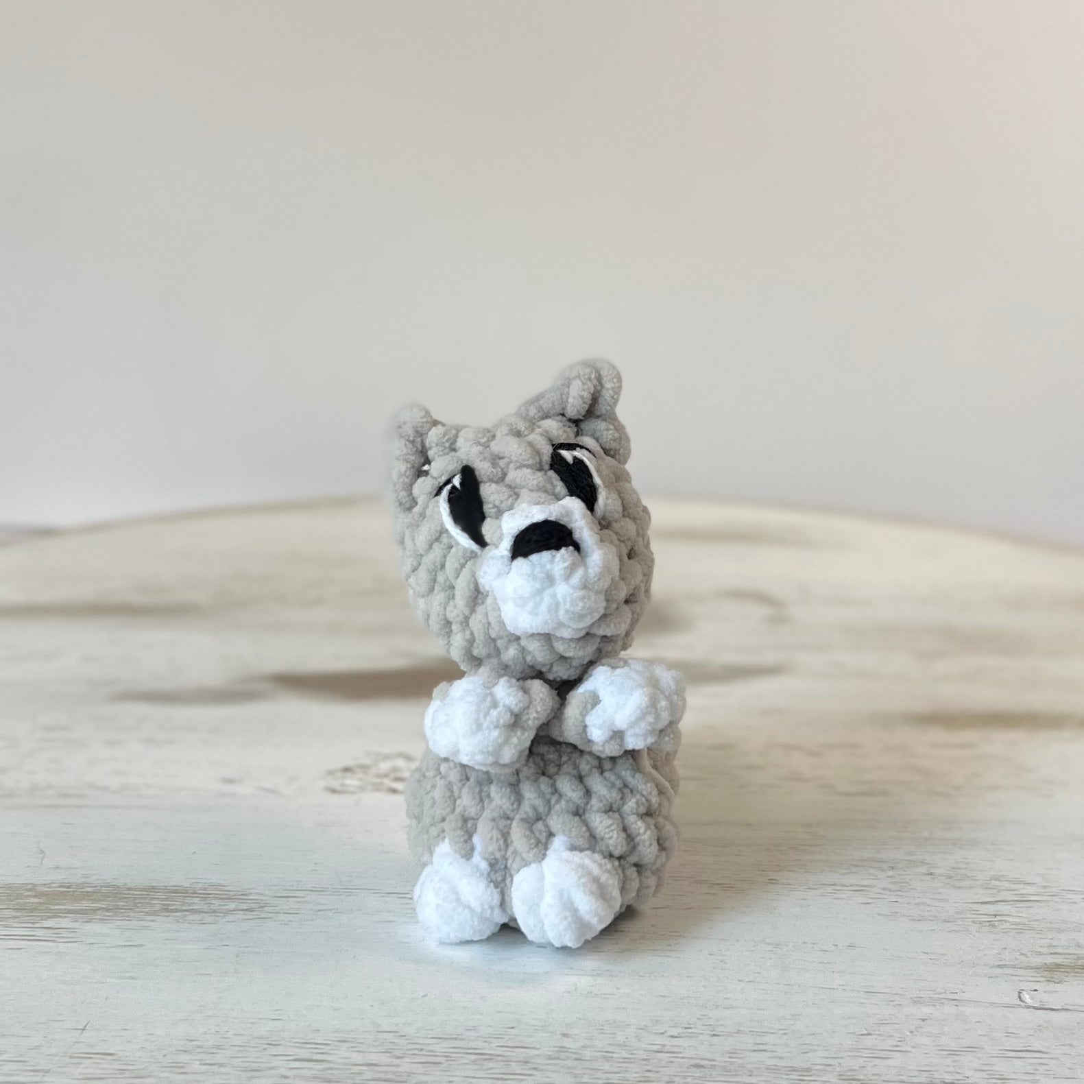 Worry Wolf Crochet Plush