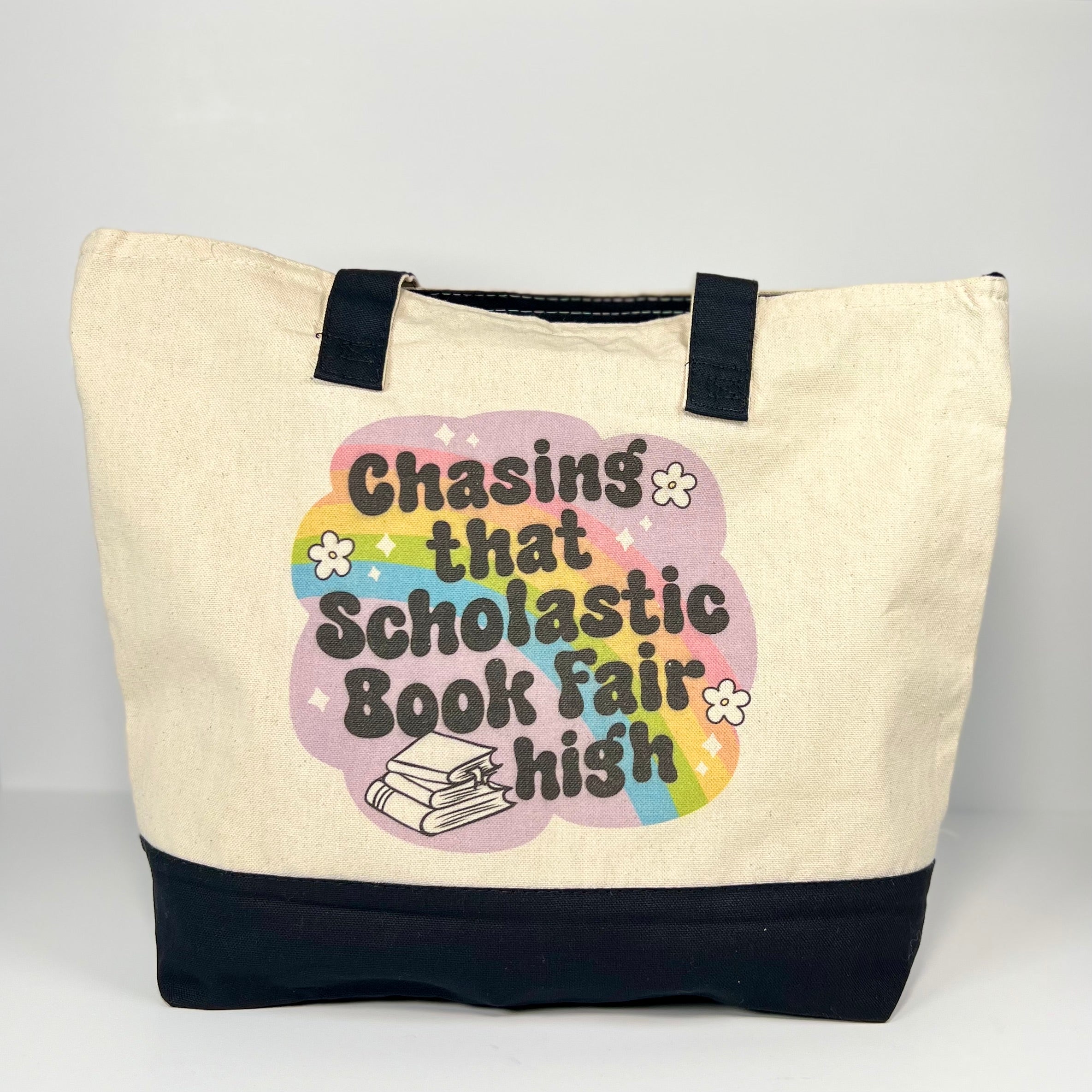 Chasing That Scholastic Book Fair High Tote Bag