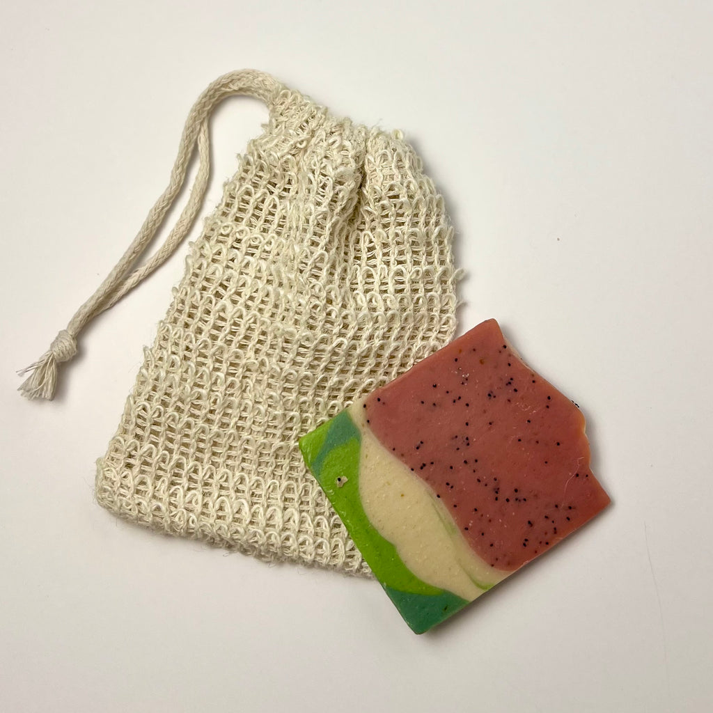 All-Natural Sisal Soap Saver Bag