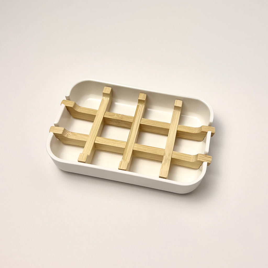 Eco-Friendly Bamboo Soap Dish