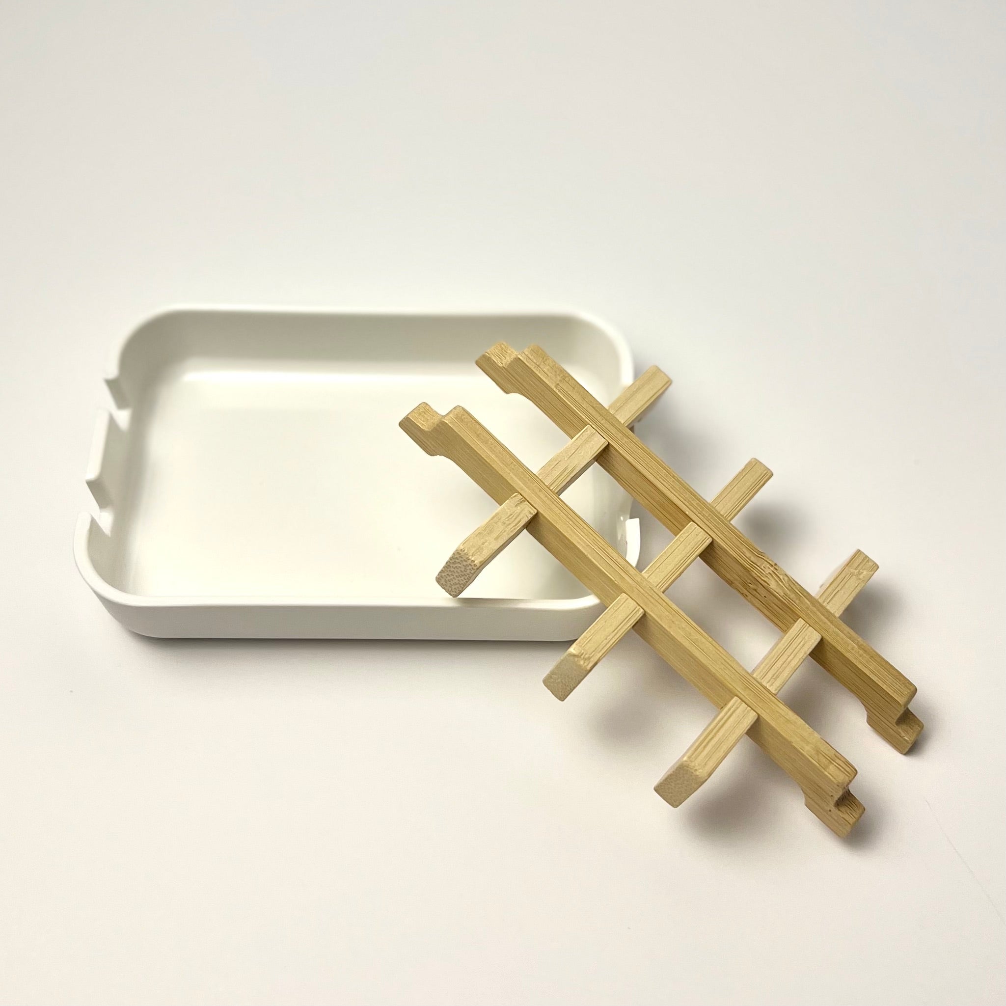 Eco-Friendly Bamboo Soap Dish