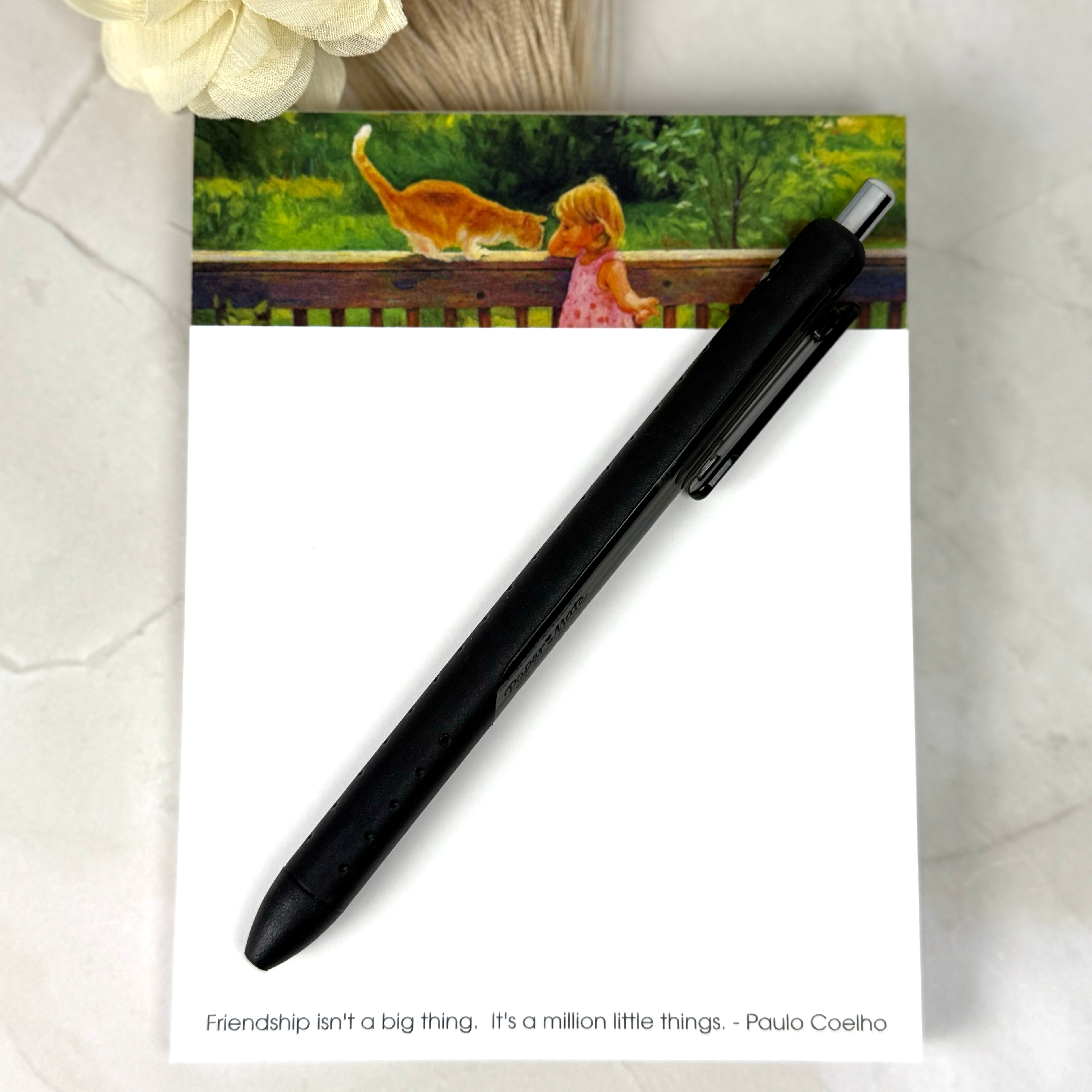 Friendship Quote Notepad by Luna Wynn Designs