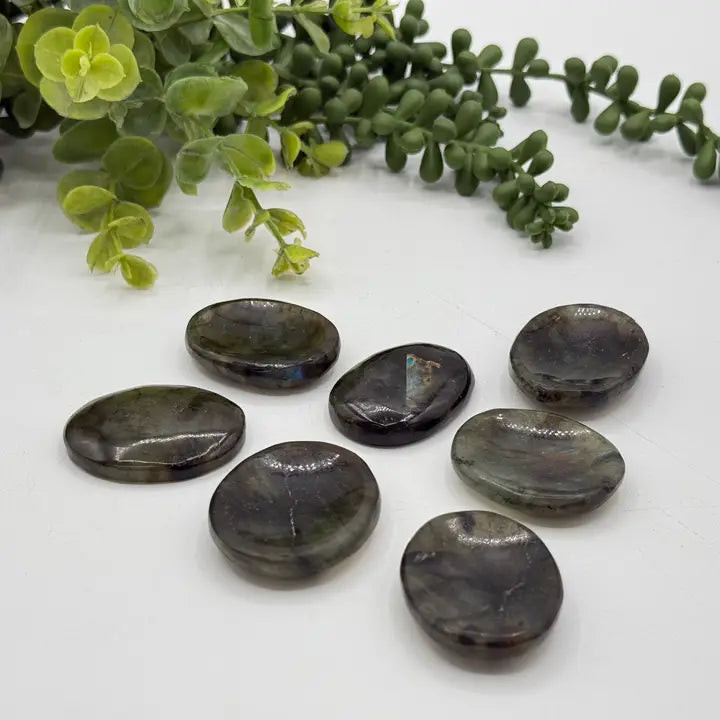 Worry Stone - Labradorite by Ashen Rose Co.