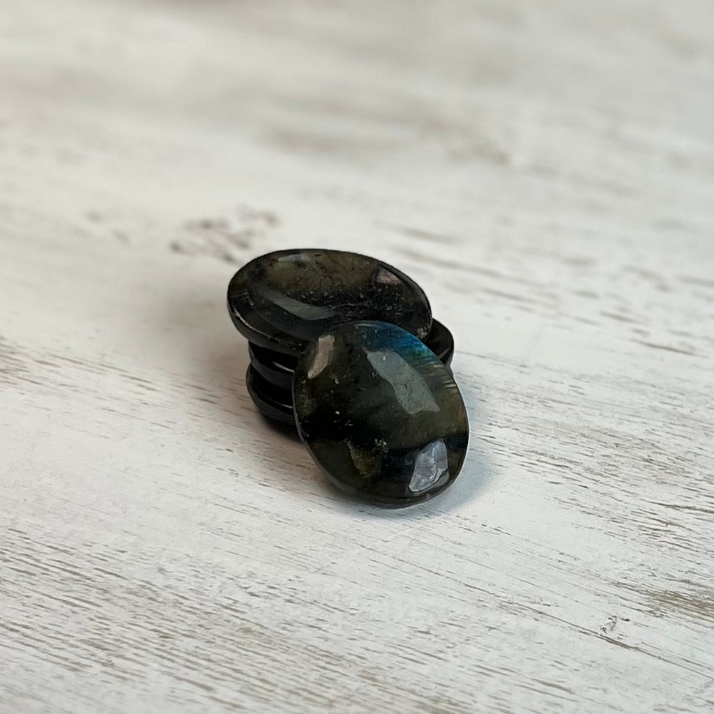 Worry Stone - Labradorite by Ashen Rose Co.