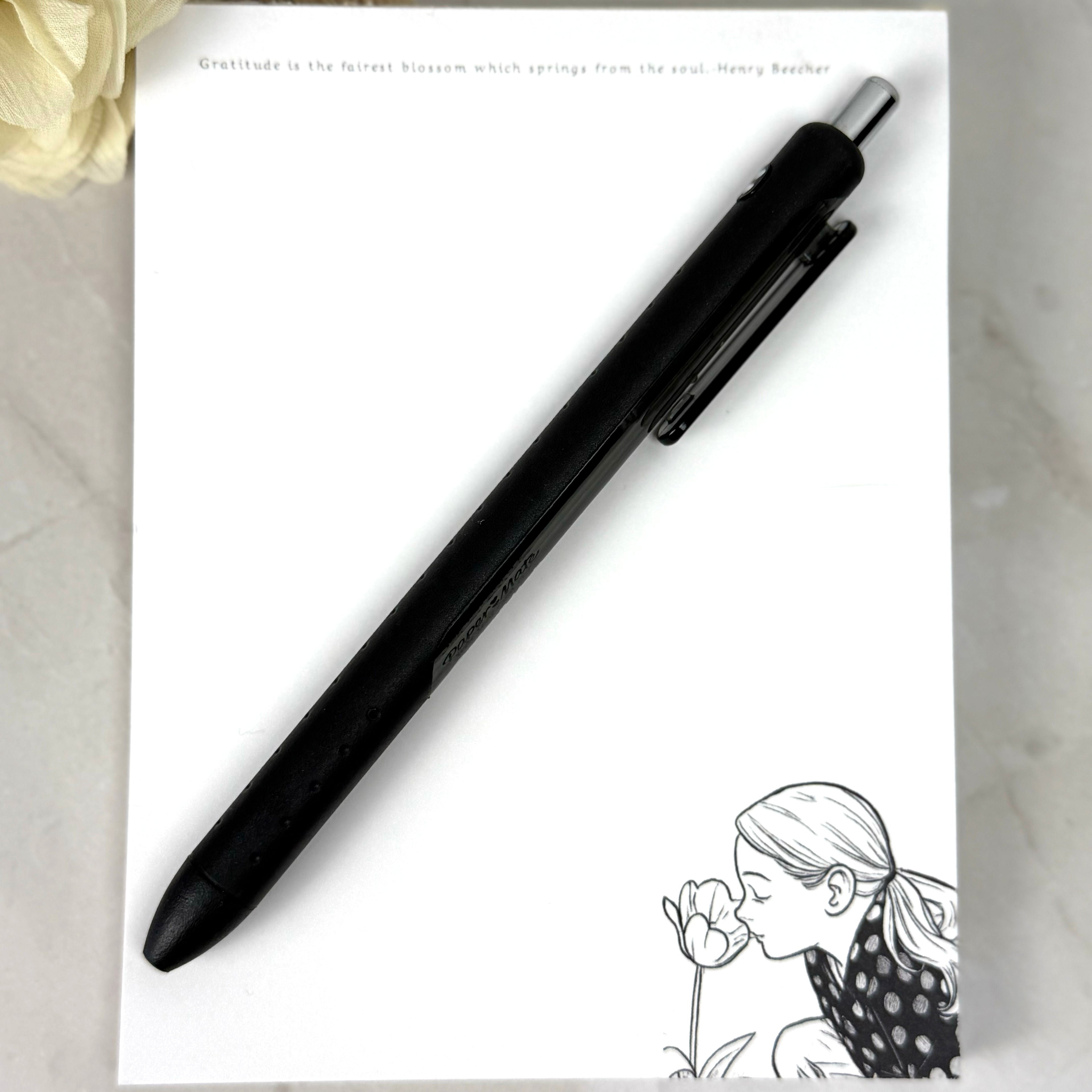 Gratitude Quote Notepad by Luna Wynn Designs